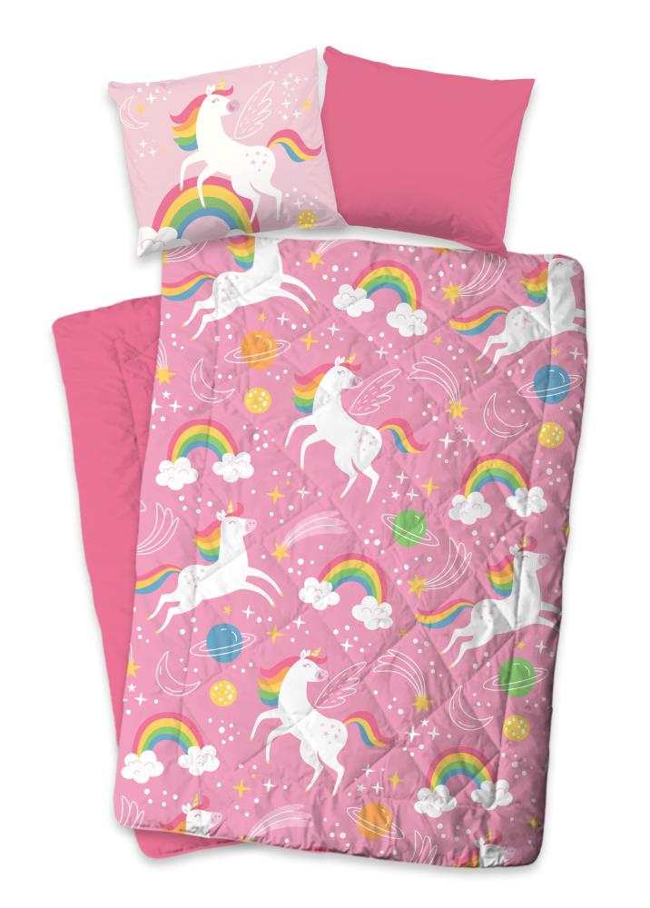 Pure bed Bella - Roze - 140 x 200 cm - 100% Polyester