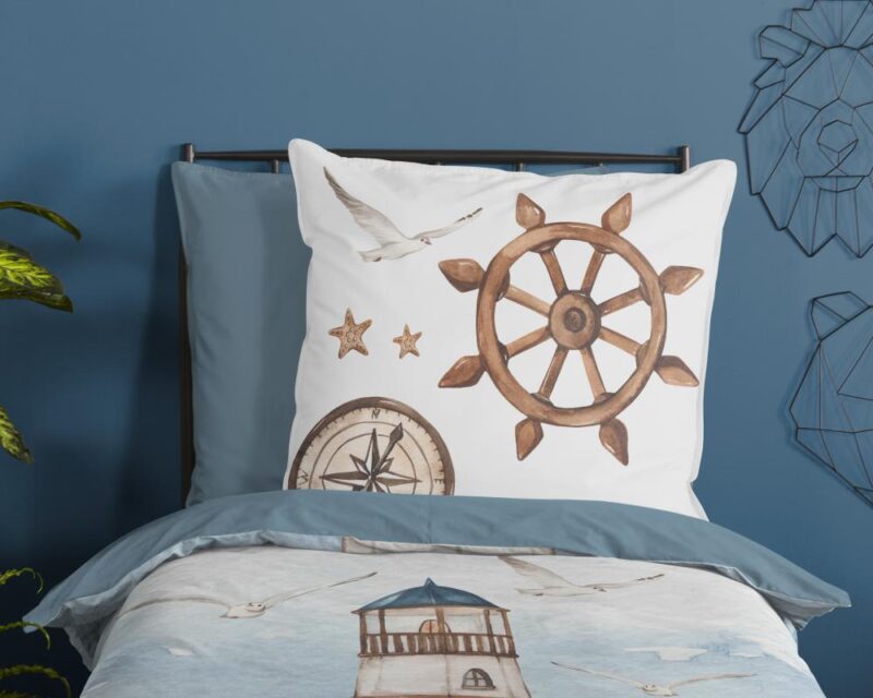 Beddengoed Berlin 155 x 220 cm van Good Morning, Blauw