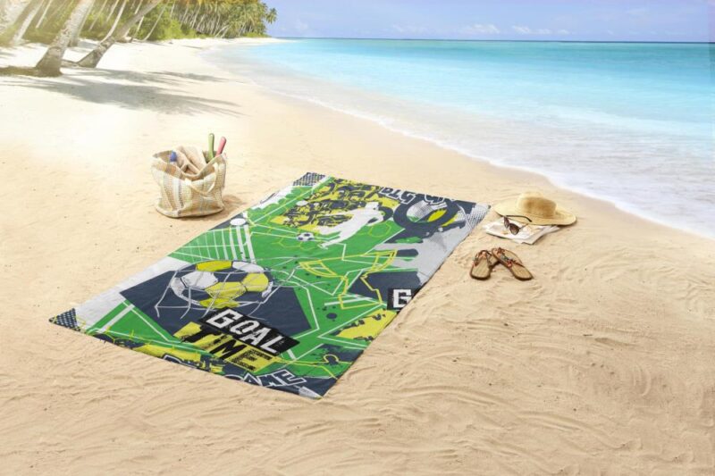 Goaltime badlaken van Good Morning, 75 x 150 cm