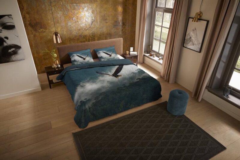 100% Polyester dekbedset Eagle van Pure in 200 x 220 cm