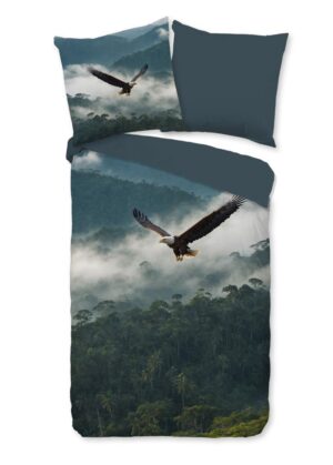 Pure dekbedovertrek Eagle - Blauw - 155 x 220 cm - 100% Polyester