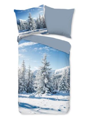 Good Morning dekbedovertrek Albert - Blauw - 135 x 200 cm - 100% katoen
