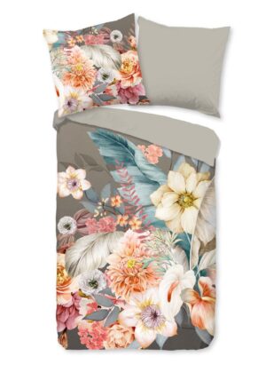 Good Morning dekbedovertrek Rhode - Bruin - 155 x 220 cm - 100% katoen