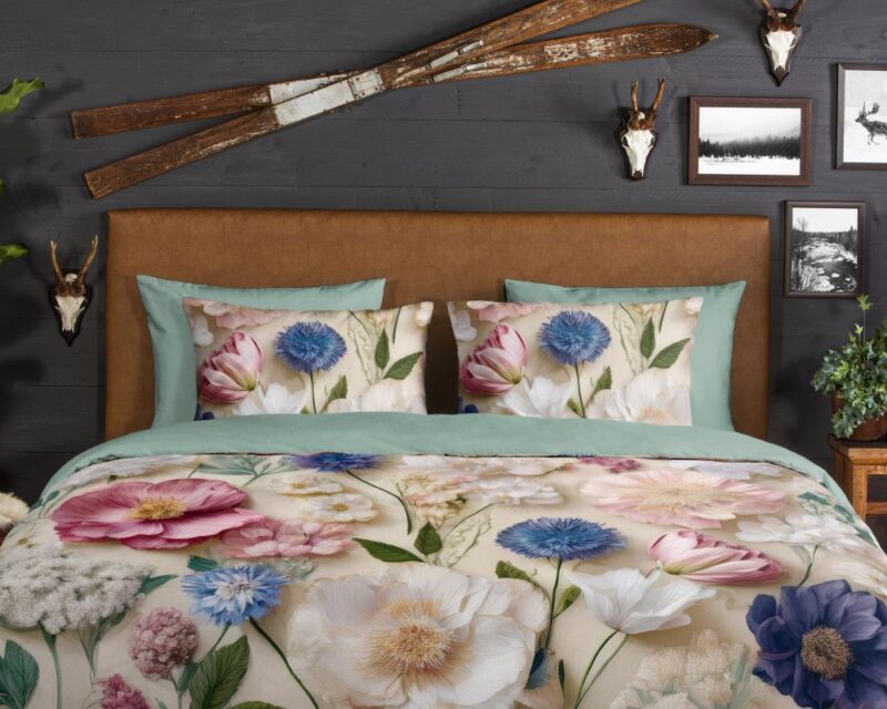 Beddengoed Zelma 140 x 220 cm van Good Morning, Bruin