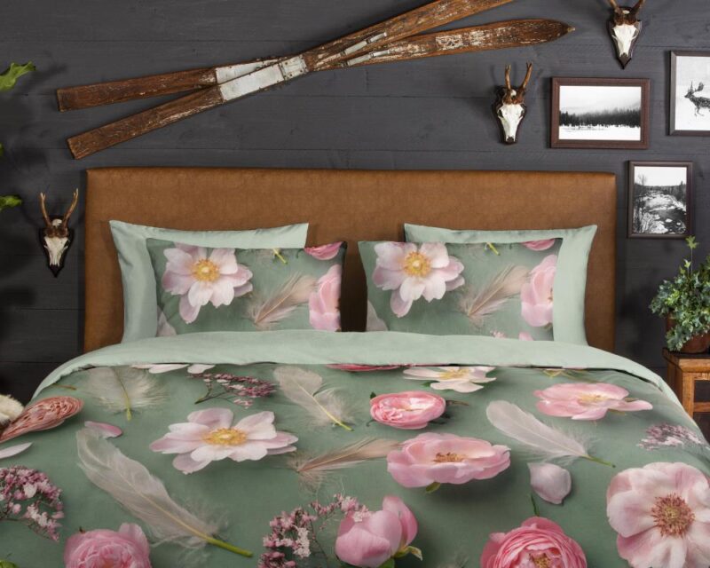 Beddengoed Senzi 200 x 220 cm van Good Morning, Groen