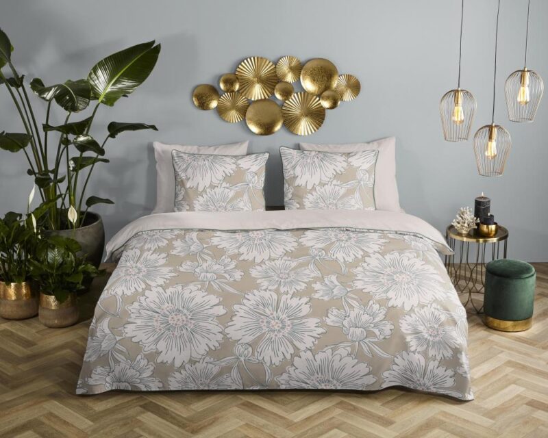 100% katoen dekbedset Ancona van Descanso in 140 x 220 cm