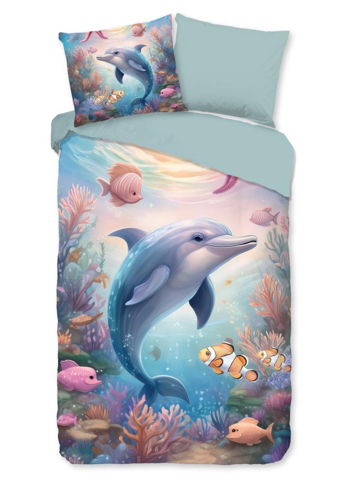 Baya overtrek van Good Morning, 135 x 200 cm, kussensloop 80 x 80 cm