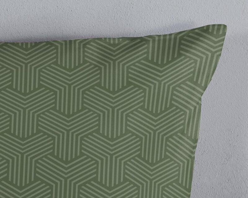 Beddengoed Groningen 140 x 220 cm van Pure, Groen