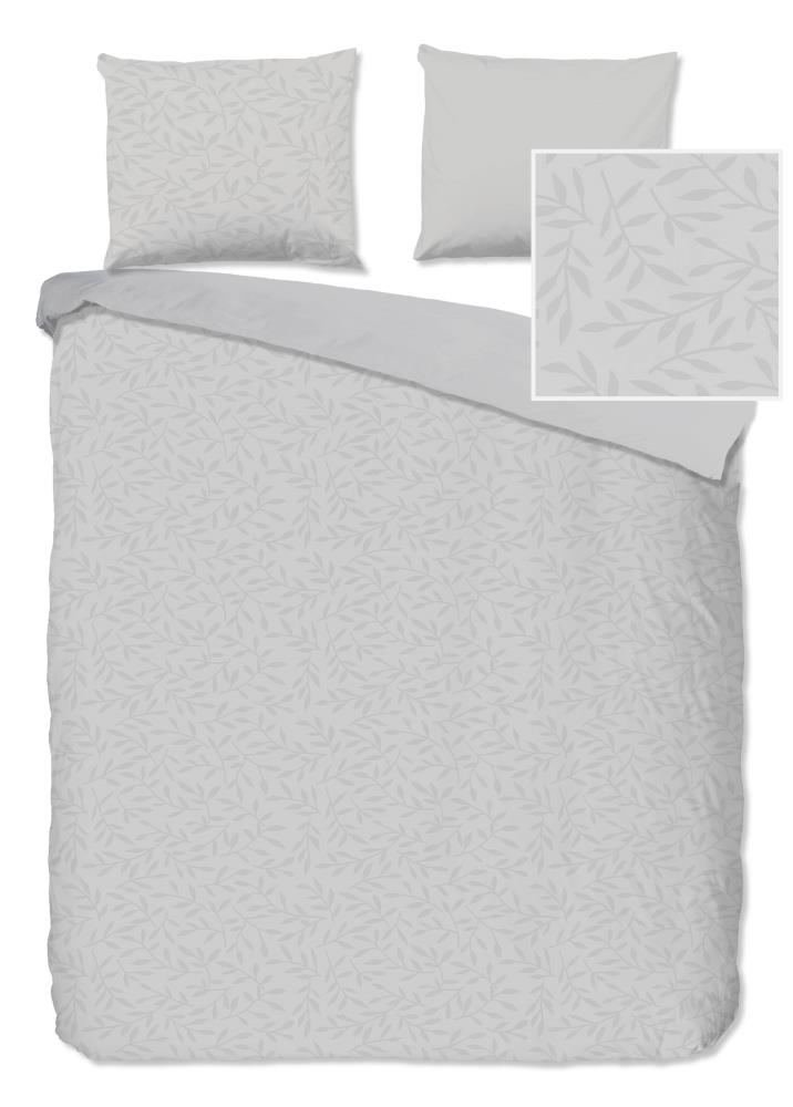 Pure dekbedovertrek Venlo - Grijs - 240 x 220 cm - 100% Polyester
