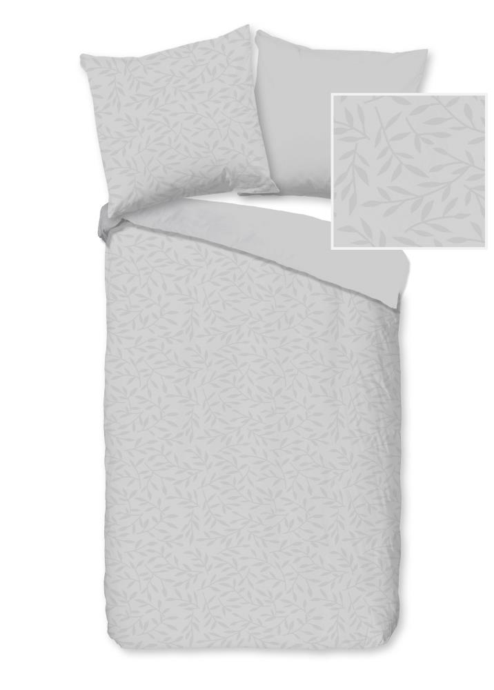 Pure dekbedovertrek Venlo - Grijs - 200 x 200 cm - 100% Polyester