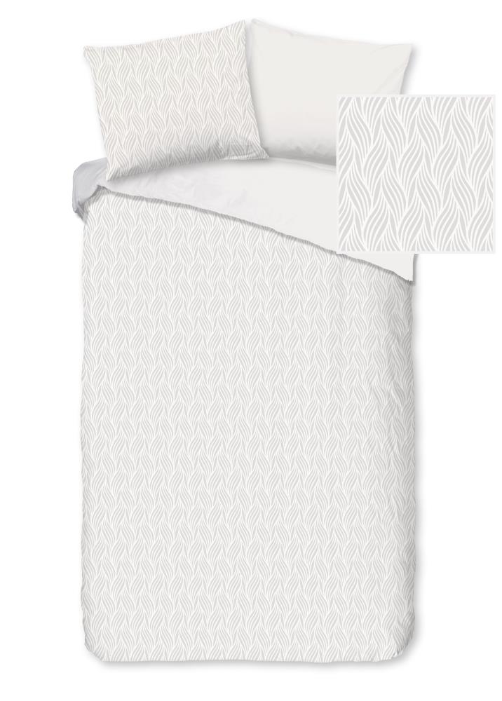 Pure dekbedovertrek Noordwijk - Off-Wit - 140 x 220 cm - 100% Polyester