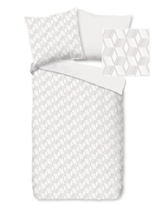 Pure dekbedovertrek Gouda - Off-Wit - 135 x 200 cm - 100% Polyester