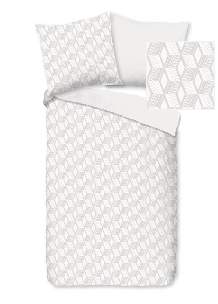 Pure dekbedovertrek Gouda - Off-Wit - 200 x 200 cm - 100% Polyester