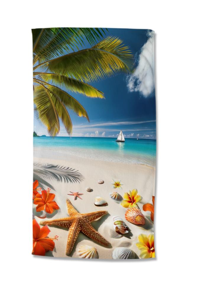 Good Morning strandlaken Havana - Multicolor - 100 x 180 cm - 100% Polyester