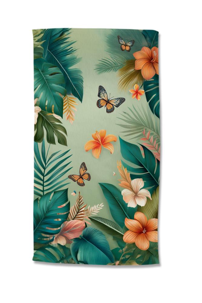 Good Morning strandlaken Joelle - Groen - 100 x 180 cm - 100% Polyester