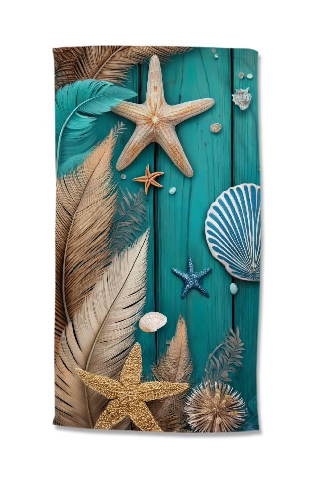 Good Morning strandlaken Bali - Blauw - 100 x 180 cm - 100% Polyester