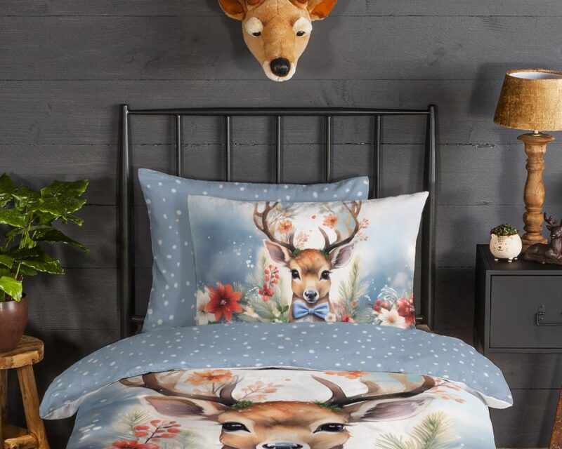 Beddengoed Cupid 140 x 200 cm van Good Morning, Blauw