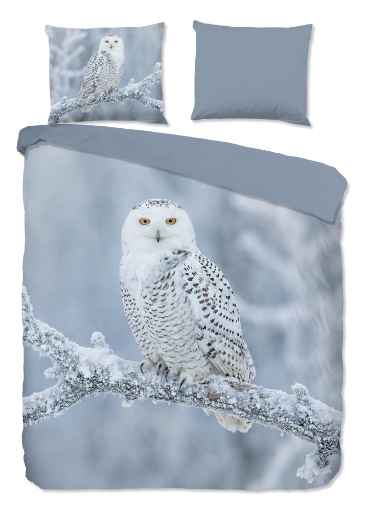 Good Morning Dekbedovertrek "Redmond" - Grijs - (200x220 cm) - 100% Katoen