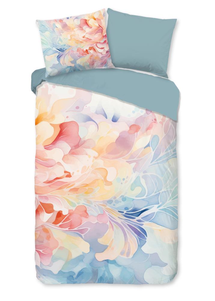 Pure dekbedovertrek Papaya - Multicolor - 140 x 220 cm - 100% Polyester