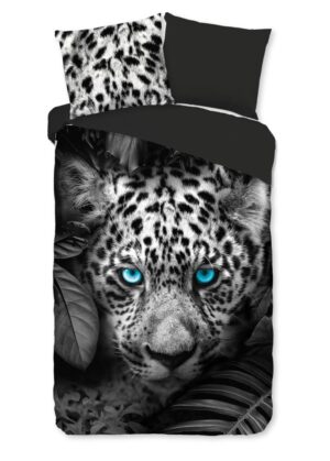 Pure dekbedovertrek Blue Eyes - Grijs - 140 x 220 cm - 100% Polyester