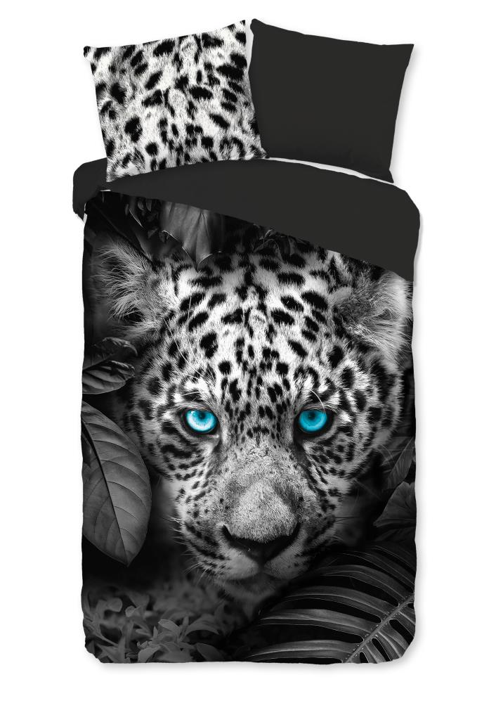 Pure dekbedovertrek Blue Eyes - Grijs - 140 x 220 cm - 100% Polyester