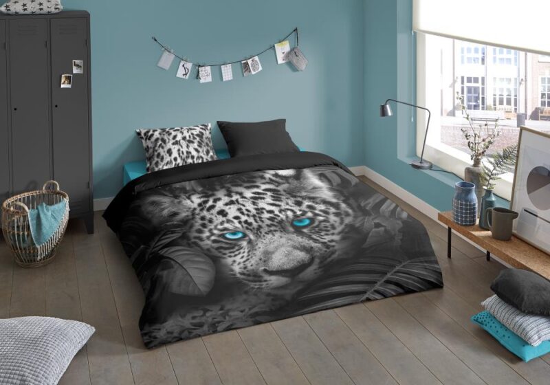 100% Polyester dekbedset Blue Eyes van Pure in 140 x 220 cm