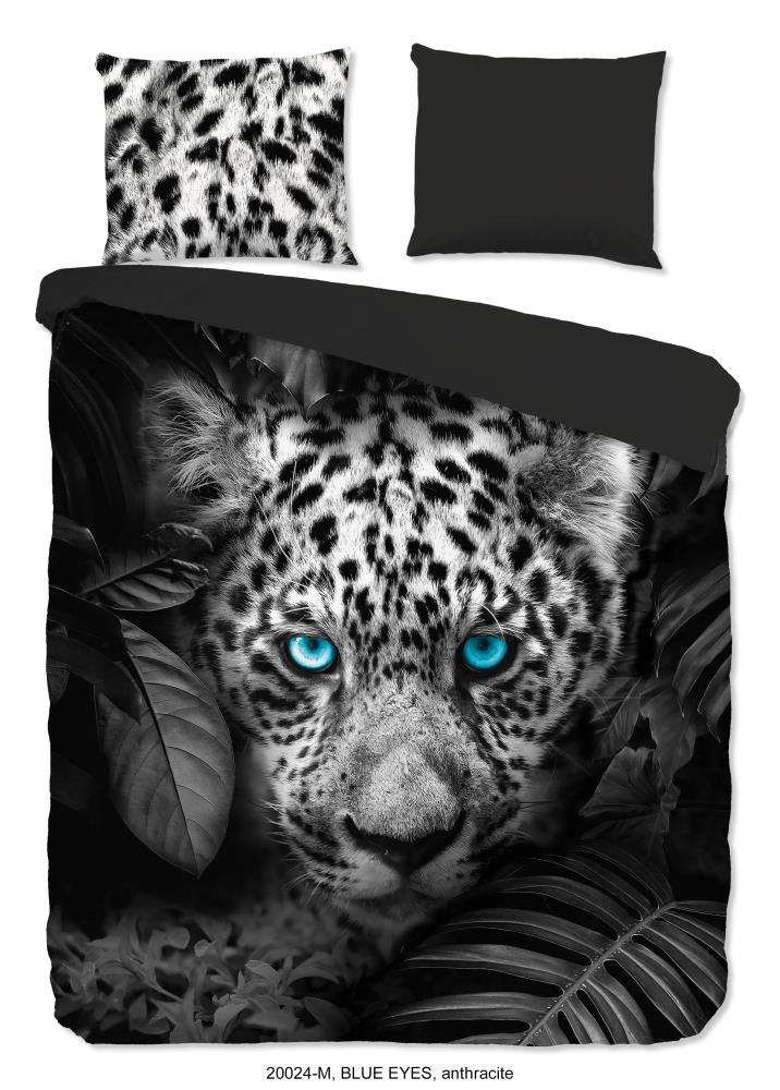 Pure dekbedovertrek Blue Eyes - Grijs - 240 x 220 cm - 100% Polyester
