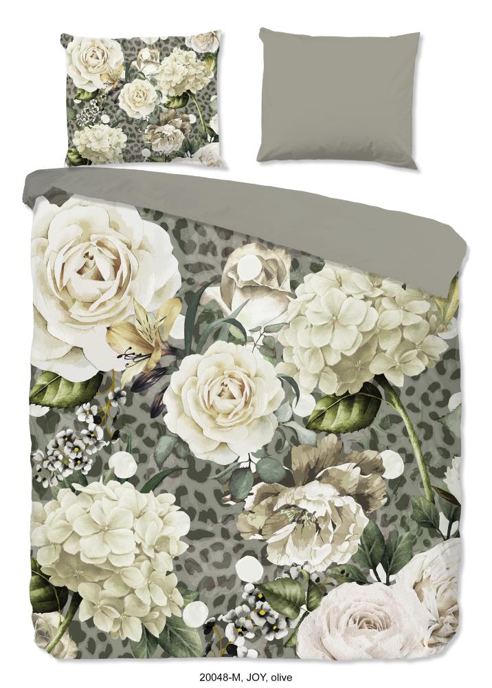 Pure dekbedovertrek Joy - Groen - 240 x 220 cm - 100% Polyester
