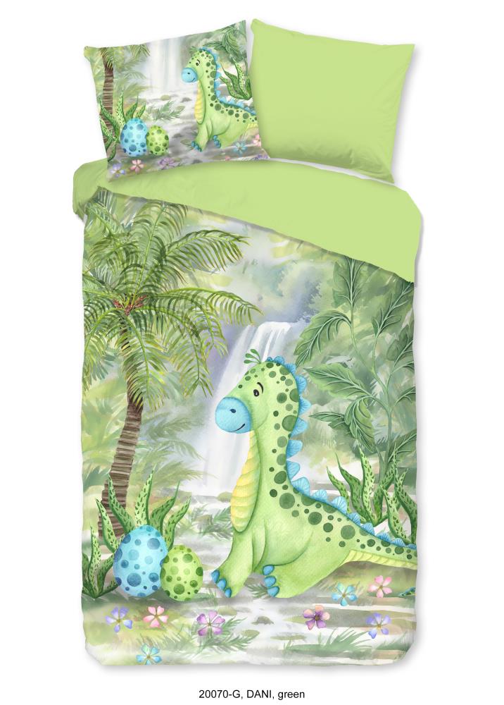 Dani overtrek van Good Morning, 135 x 200 cm, kussensloop 80 x 80 cm