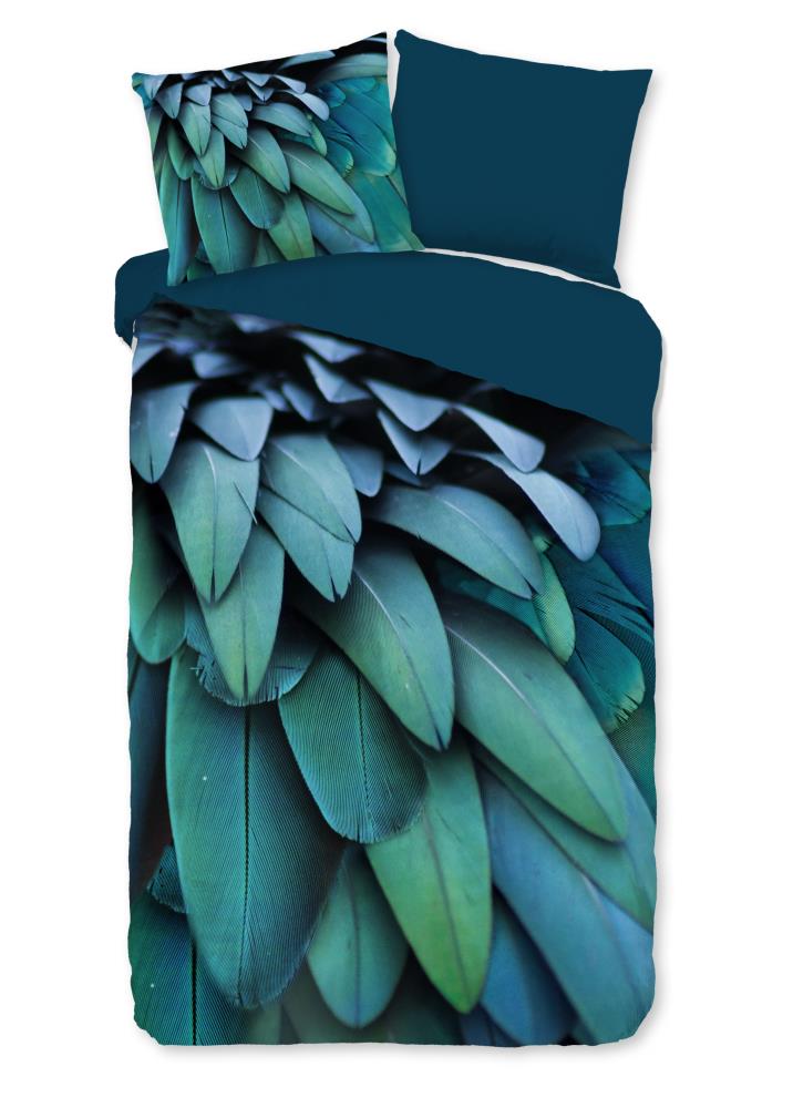Pure dekbedovertrek Heather - Blauw - 140 x 220 cm - 100% Polyester