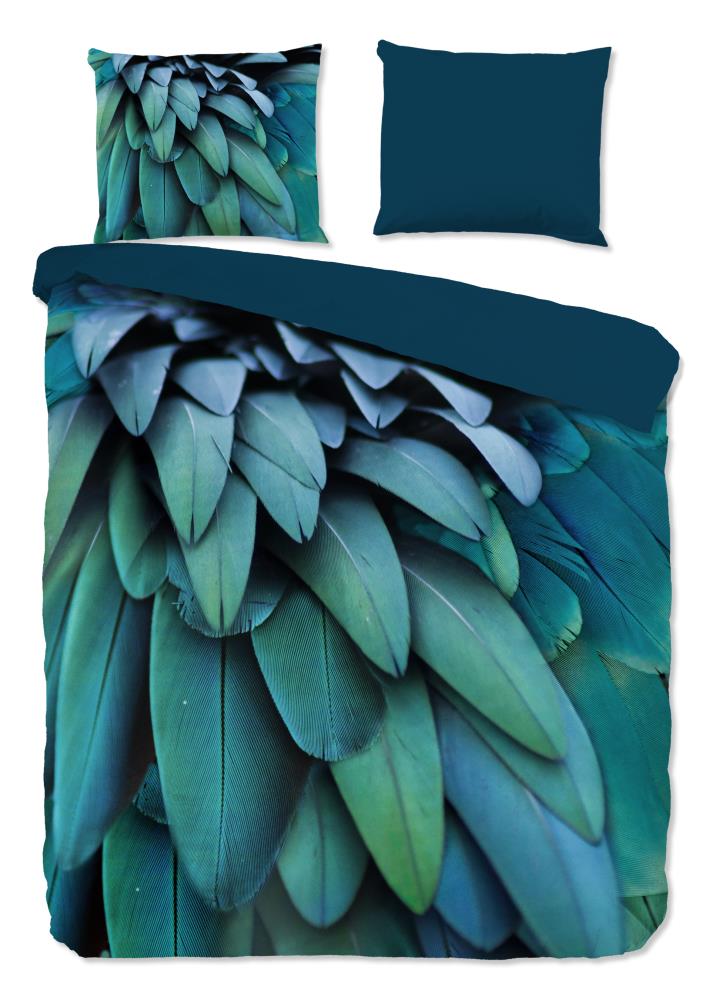 Pure dekbedovertrek Heather - Blauw - 200 x 220 cm - 100% Polyester