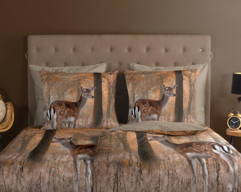 Beddengoed Gavin 155 x 220 cm van Good Morning, Bruin