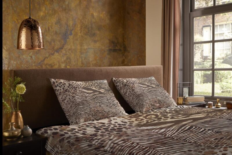Beddengoed Skins 140 x 220 cm van Pure, Bruin