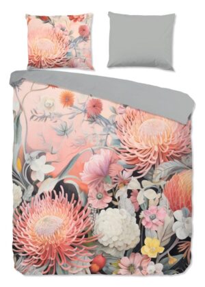 Good Morning dekbedovertrek Delphine - Oranje - 200 x 220 cm - 100% katoen