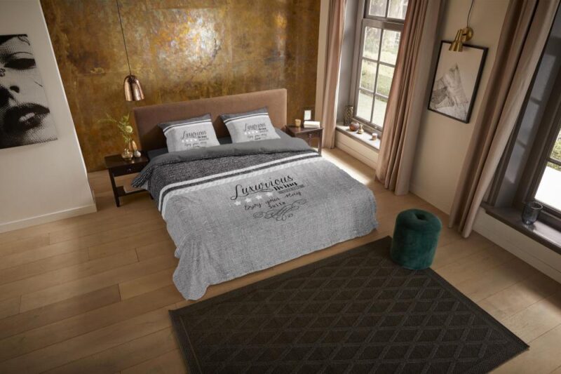 100% Polyester dekbedset Suite van Pure in 140 x 220 cm