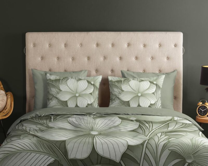 Beddengoed Artdeco 155 x 220 cm van Good Morning, Groen