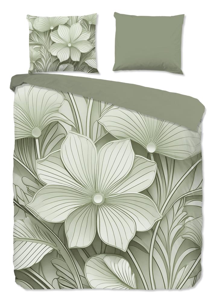 Artdeco overtrek van Good Morning, 155 x 220 cm, kussensloop 80 x 80 cm - kussensloop 80 x 80 cm