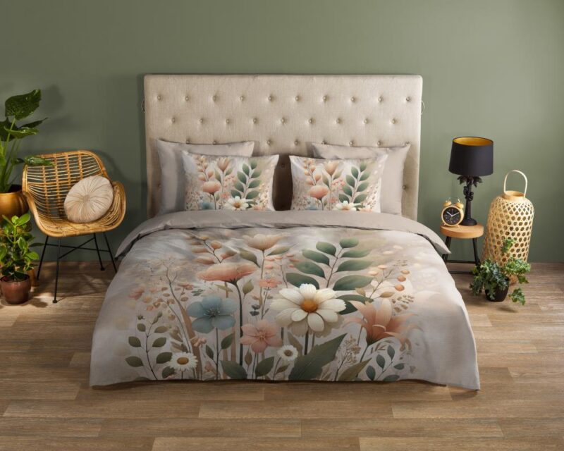 100% katoen dekbedset Ingrid van Good Morning in 240 x 220 cm
