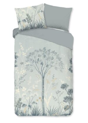 Good Morning dekbedovertrek Charles - Grijs - 140 x 220 cm - 100% katoen