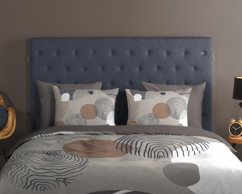 Beddengoed Hendrik 140 x 220 cm van Good Morning, Grijs