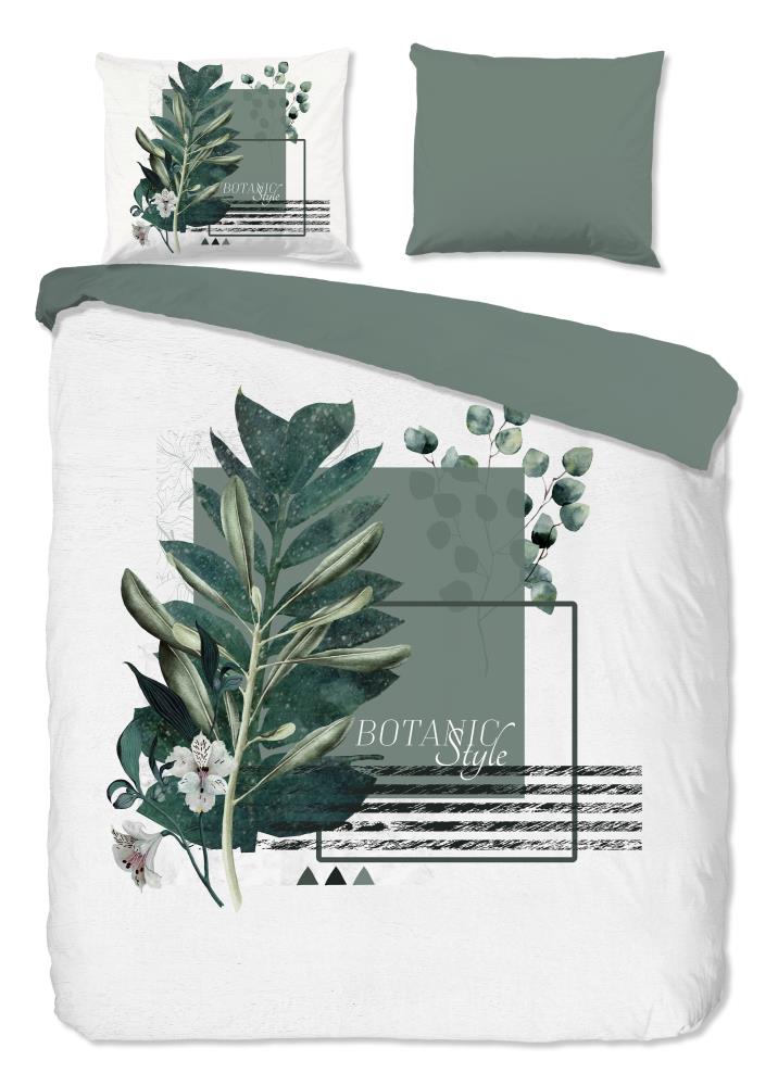 Pure dekbedovertrek Green Boho - Groen - 200 x 220 cm - 100% Polyester
