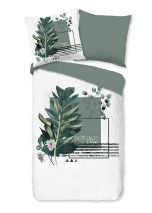 Pure dekbedovertrek Green Boho - Groen - 155 x 220 cm - 100% Polyester