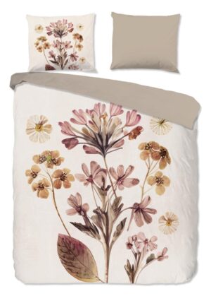 Pure dekbedovertrek Okuyasu - Bruin - 200 x 220 cm - 100% Polyester