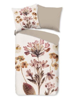 Pure dekbedovertrek Okuyasu - Bruin - 200 x 200 cm - 100% Polyester