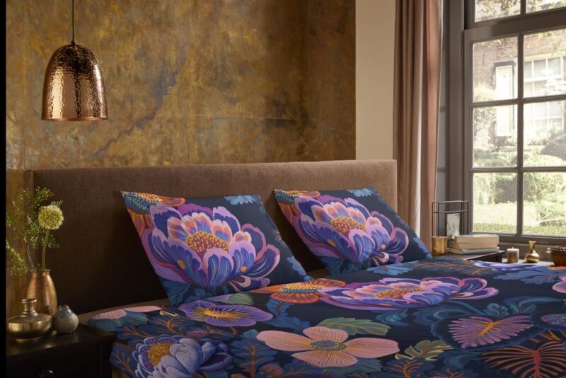 Beddengoed Sharira 140 x 220 cm van Pure, Blauw
