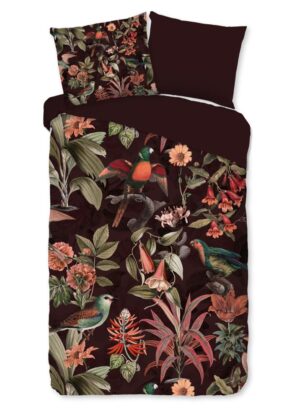 Pure dekbedovertrek Elmira - Rood - 140 x 220 cm - 100% Polyester
