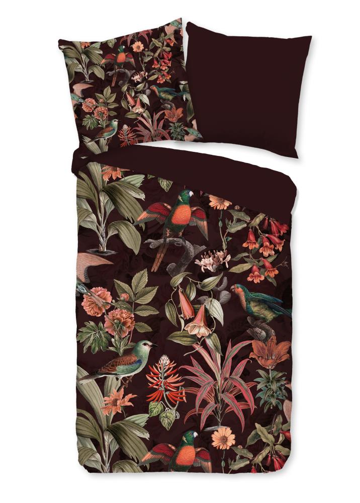 Pure dekbedovertrek Elmira - Rood - 155 x 220 cm - 100% Polyester