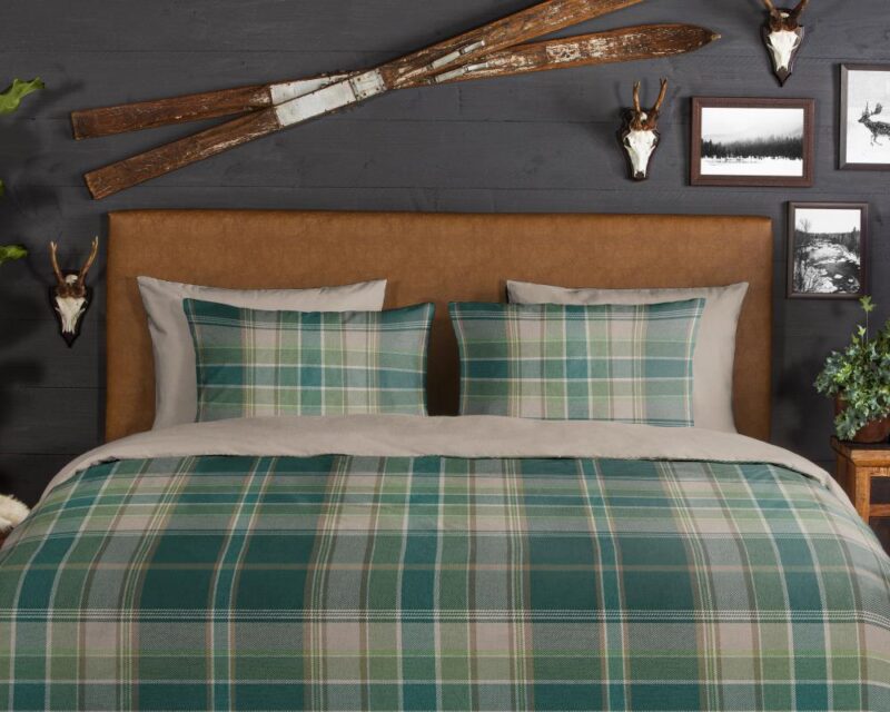 Beddengoed Dirkje 200 x 220 cm van Good Morning, Groen