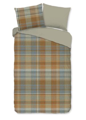 Good Morning dekbedovertrek Humfried - Bruin - 140 x 220 cm - 100% katoen