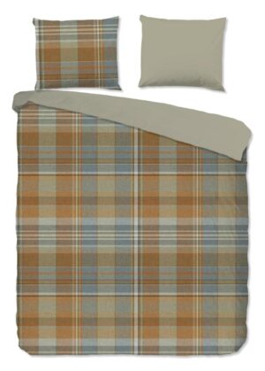 Good Morning dekbedovertrek Humfried - Bruin - 200 x 220 cm - 100% katoen